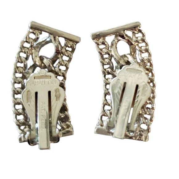 Vintage Sarah Coventry Clip On Earrings - Picture 9 of 10